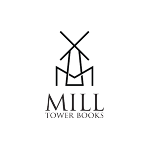 Mill Tower Books and image of a windmill